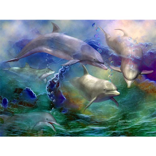 GREETING CARD Dolphin Dream