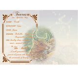 GREETING CARD ZODIAC Taurus