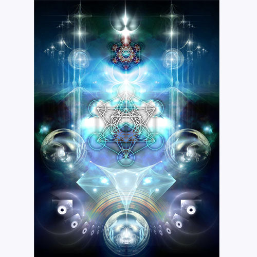 GREETING CARD Cosmic Tones of Light