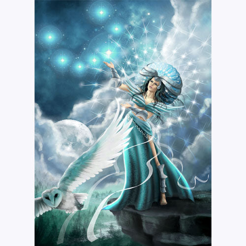 GREETING CARD Star Goddess