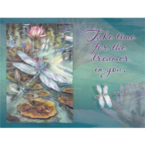FRAMEABLE COLLECTORS CARD DRAGONFLY POND