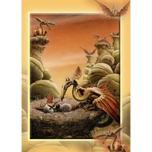 GREETING CARD The Dragon Colony