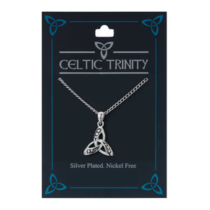 SILVER PLATED PENDANT CELTIC TRINITY KNOT