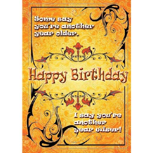 GREETING CARD Birthday Wise