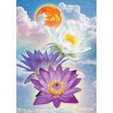 GREETING CARD Lotus Moon