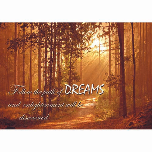 GREETING CARD Path of Dreams