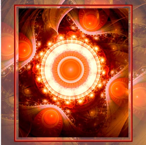 GREETING CARD Emerging Mandala