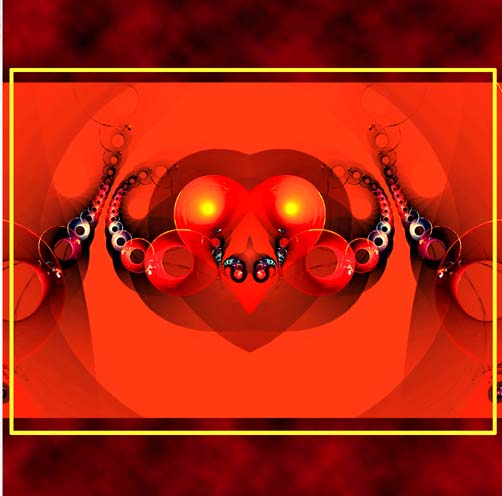 GREETING CARD Chained Heart