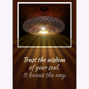 GREETING CARD Trust in Wisdom