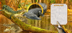 GREETING CARD TRI FOLD The Swamp