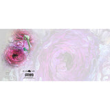 GREETING CARD TRI FOLD Peonies