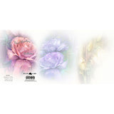 GREETING CARD TRI FOLD Raindrops on Roses