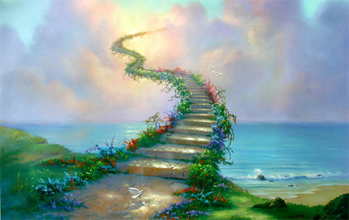 FRAMEABLE PRINT GICLEE Stairway to Heaven by Jim Warren