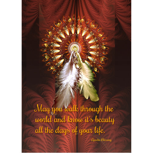 GREETING CARD Apache Blessing